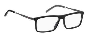 Premium Men Tommy Hilfiger Eyeglasses: TH 1847 - Matte Black(2) - SpecSMART Eye Clinic (Diagonal View)
